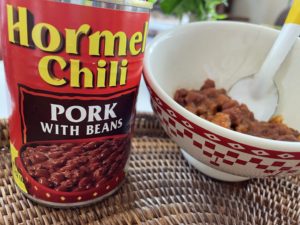 豚と豆の缶詰